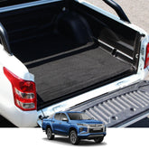 Mitsubishi L200 Series 6 2019 On Double Cab Load Bed Carpet Mat In Black